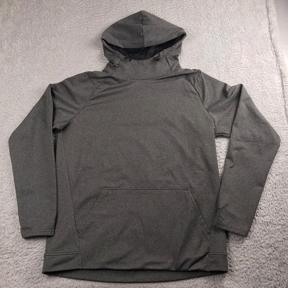 UNRL Crossover Hoodie II Men L Heather Charcoal Performance Pullover Sweater
